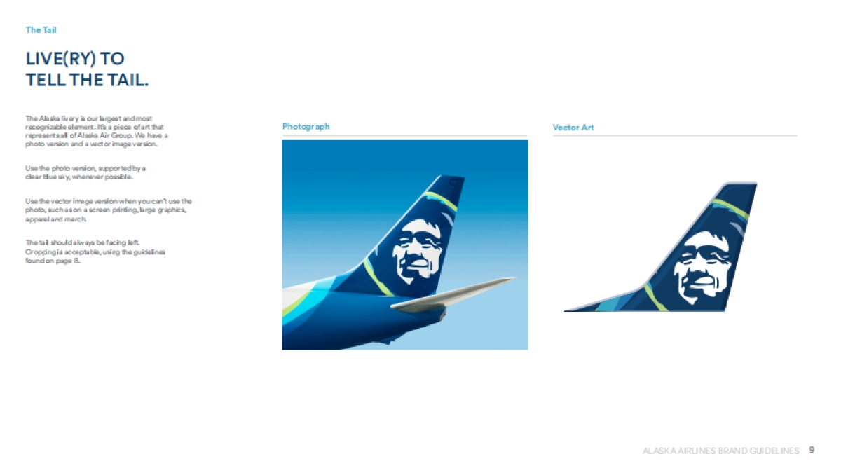 Alaska-阿拉斯加航空公司LOGO指南2019_第9页