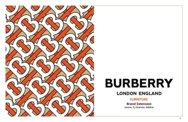 Burberry 品牌延展