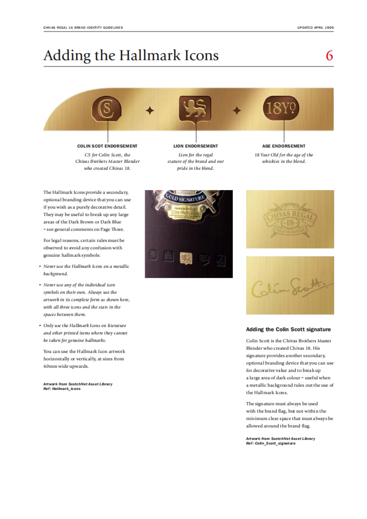 CHIVAS REGAL 18 BRAND IDENTITY GUIDELINES_第7页