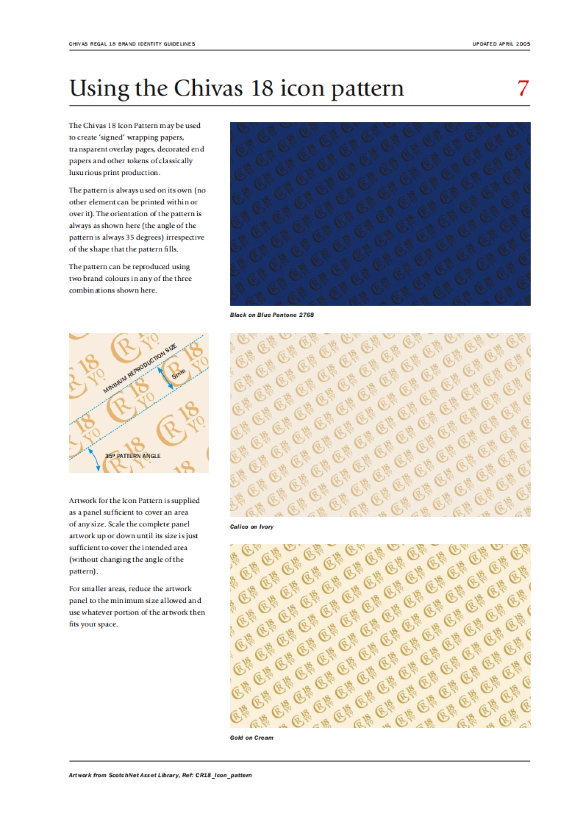 CHIVAS REGAL 18 BRAND IDENTITY GUIDELINES_第8页