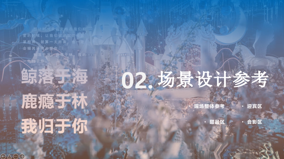 鲸落于海我归于你蓝色婚礼宴会策划方案-24P_第10页