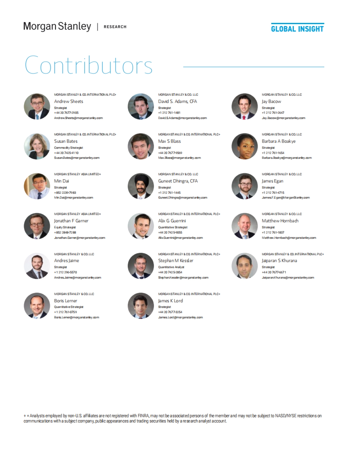 摩根士丹利-2021全球宏观策略展望：对复苏保持信心_第2页