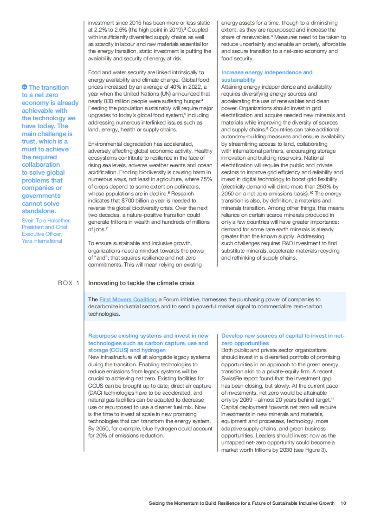 世界经济论坛：抓住势头，为可持续包容性增长的未来建立韧性（英文版）_第10页