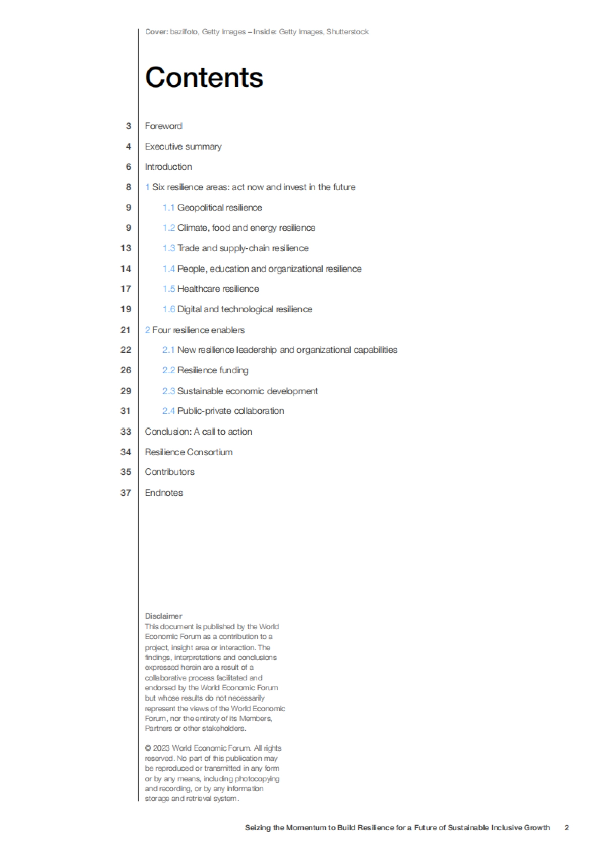 世界经济论坛：抓住势头，为可持续包容性增长的未来建立韧性（英文版）_第2页