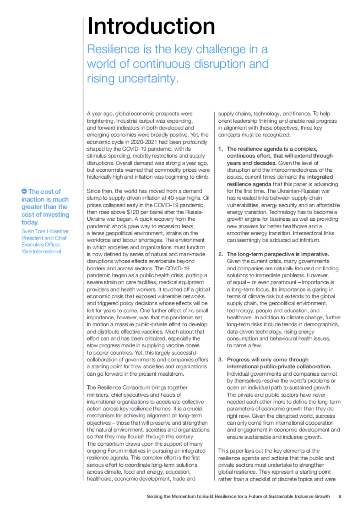 世界经济论坛：抓住势头，为可持续包容性增长的未来建立韧性（英文版）_第6页
