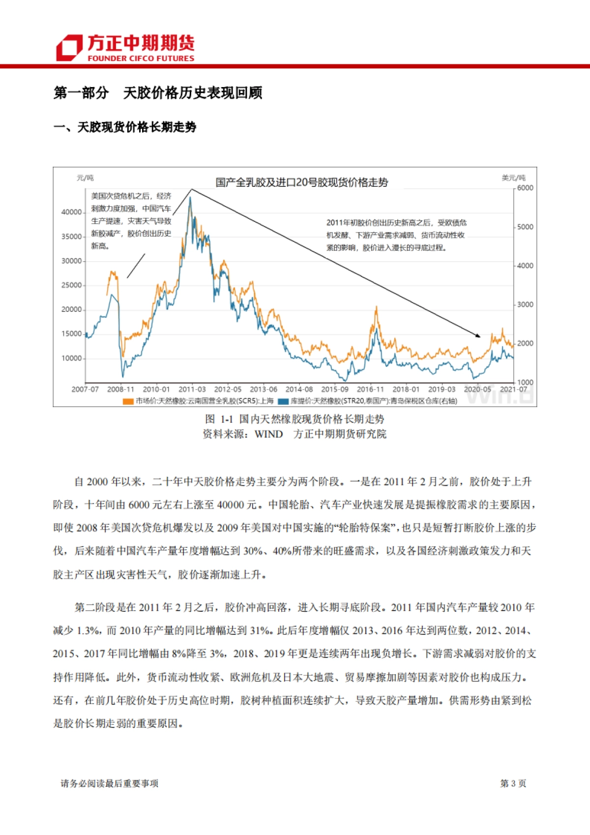 橡胶期货半年报：2021年上半年橡胶市场回顾与下半年展望-方正中期期货-29页_第3页