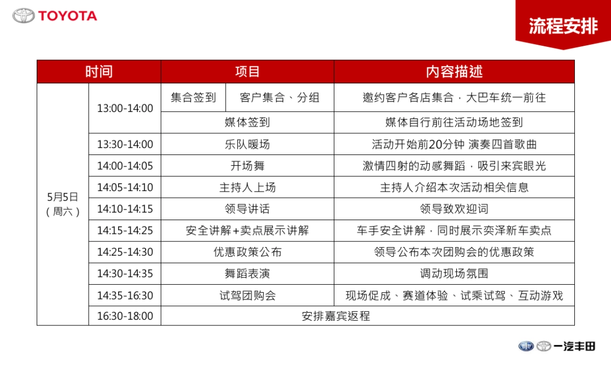 炫风来袭一汽丰田SUV体验试驾团购会_第7页