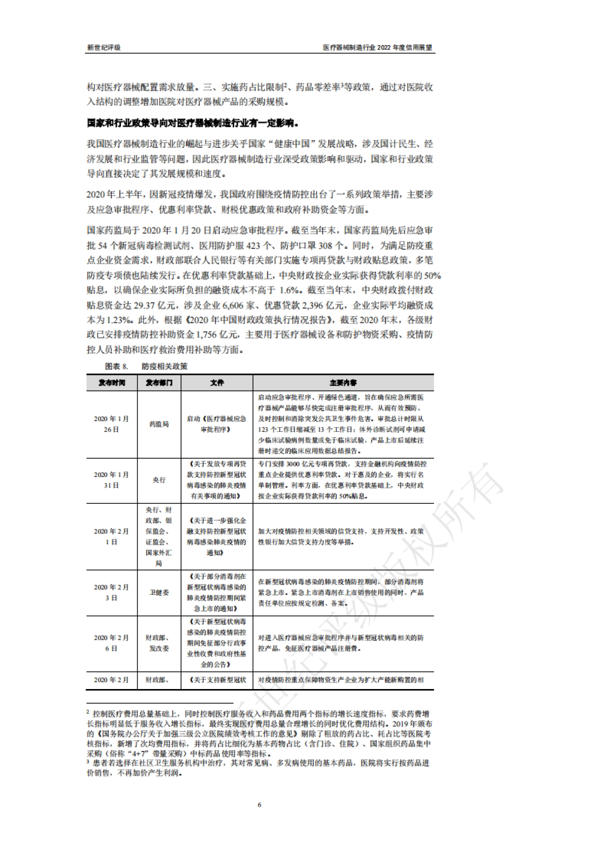 医疗器械制造行业2022年度信用展望-新世纪评级-21页_第6页