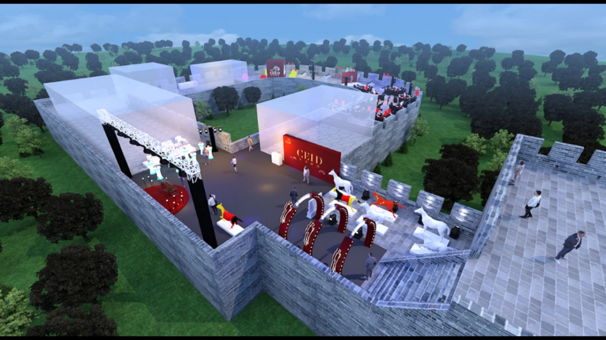 长城之上晚宴效果图_第1页