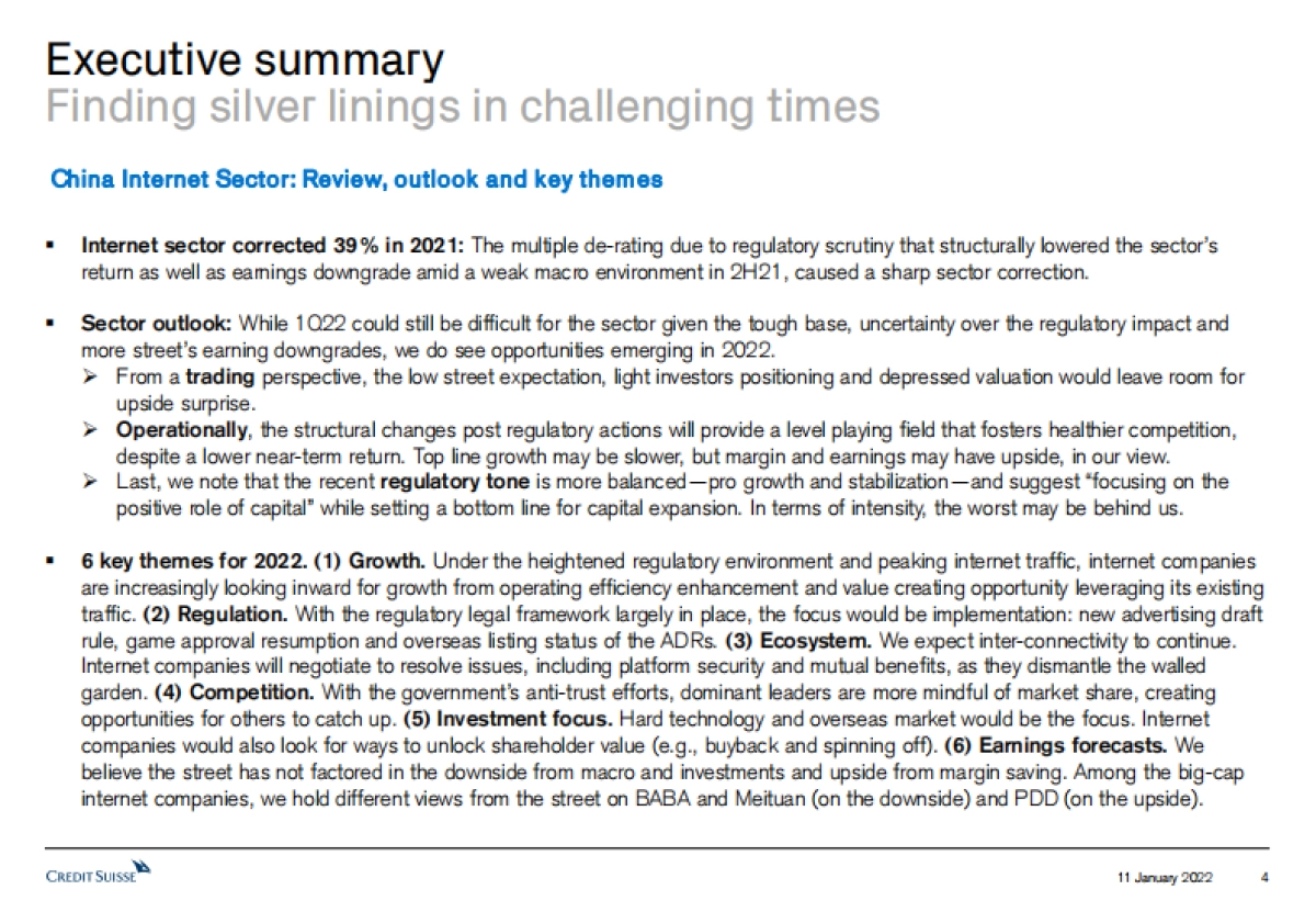 中国互联网行业2022年展望：在充满挑战的时代找到一线希望（英）-瑞信-184页_第4页