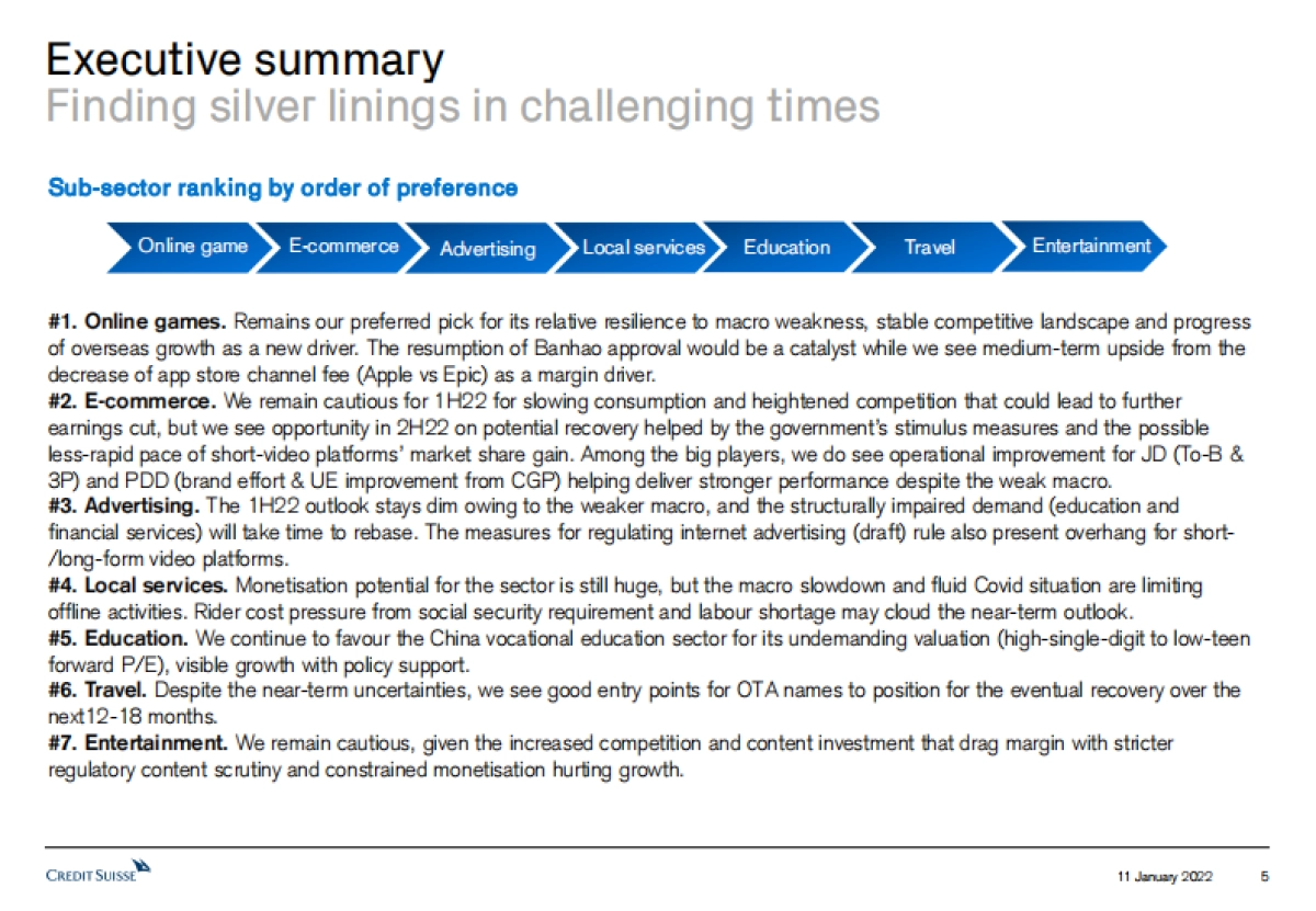 中国互联网行业2022年展望：在充满挑战的时代找到一线希望（英）-瑞信-184页_第5页