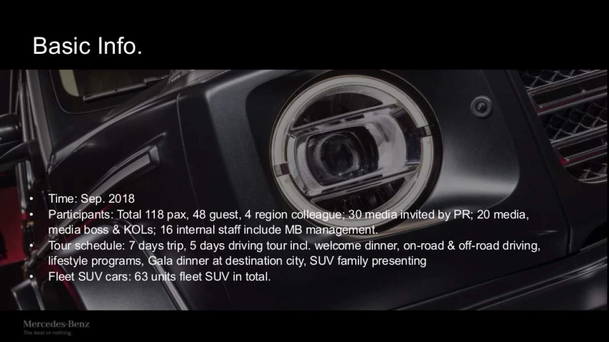 （汽车）梅赛德斯奔驰SUV旅行活动方案_第4页