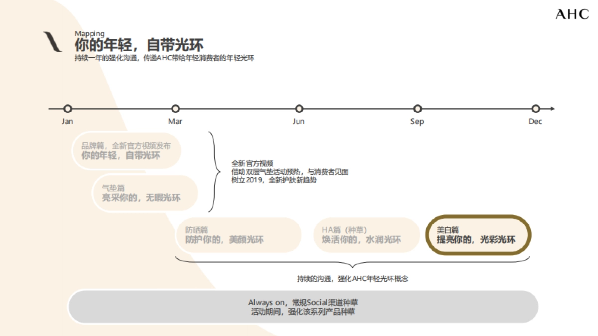 2019 AHC Digital Campaign Creative Idea-美白策略_第3页