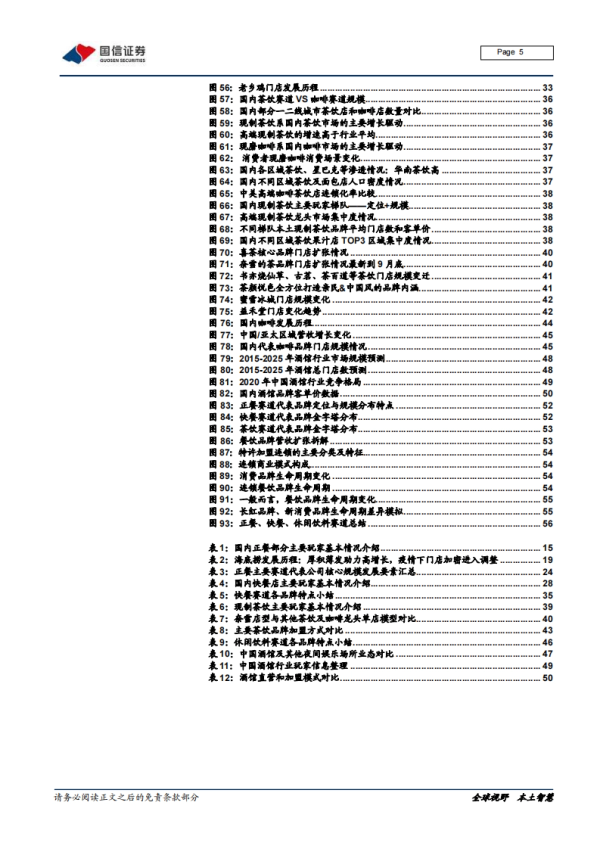 连锁餐饮业态全图谱分析，赛道，空间，周期-国信证券_第5页