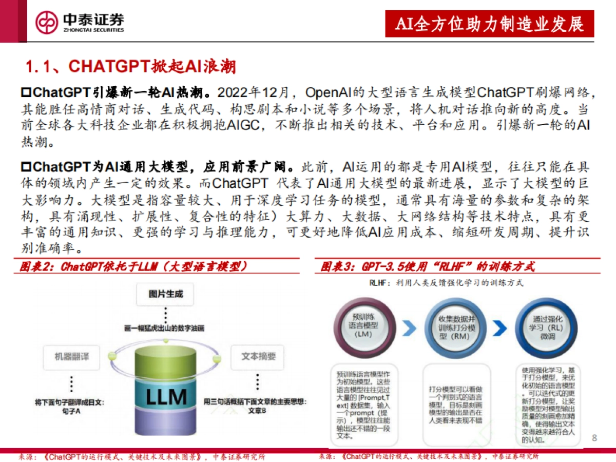 AI赋能制造业，从9个细分赛道谈起-中泰证券_第8页