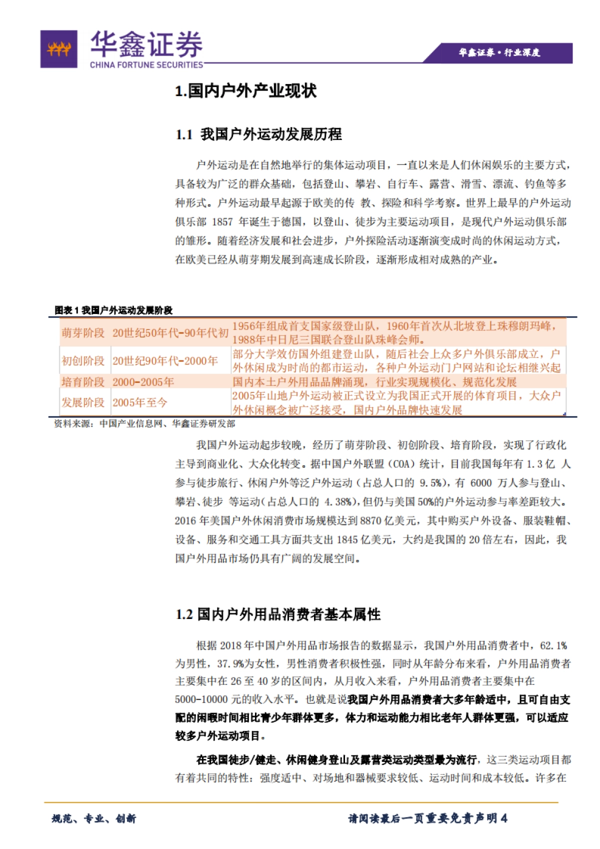 户外用品：调整进入尾声，把握优质赛道_第4页