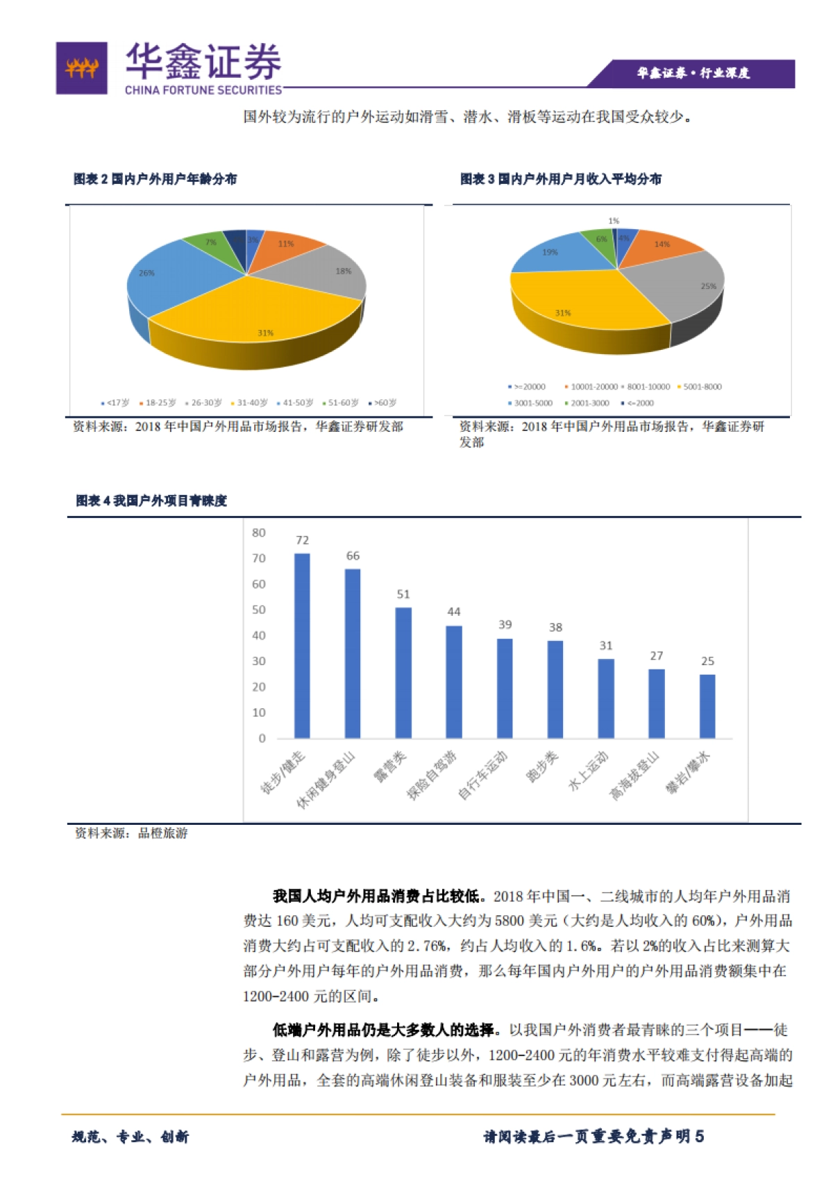 户外用品：调整进入尾声，把握优质赛道_第5页