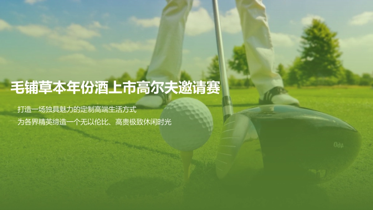 毛铺年份酒高尔夫赛事活动策划方案_第3页