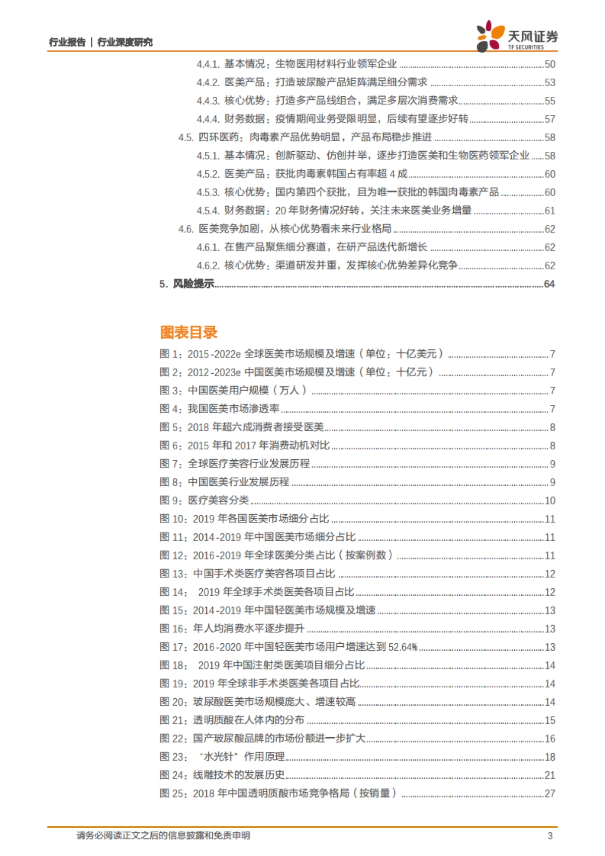 医美行业扶摇直上，产品储备竞相卡位轻医美细分赛道-天风证券-65页_第3页