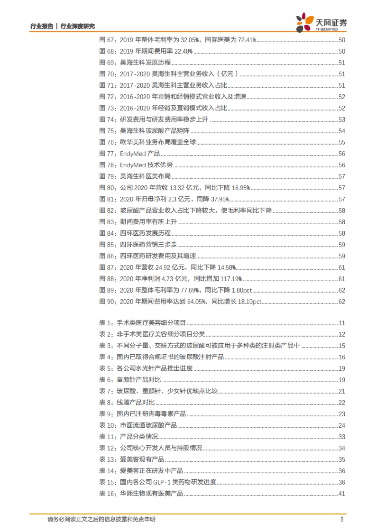 医美行业扶摇直上，产品储备竞相卡位轻医美细分赛道-天风证券-65页_第5页