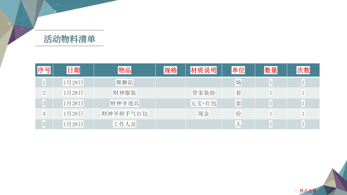 2017远洋山海春节系列活动执行方案_第10页