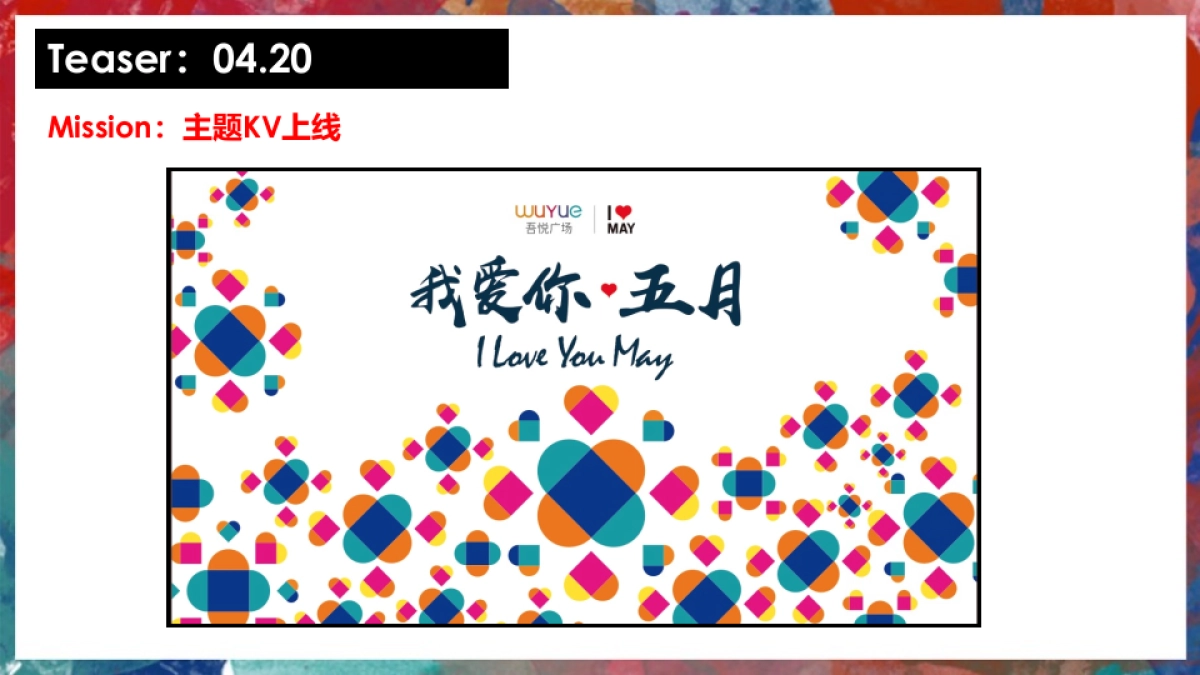 2018吾悦广场我爱你五月活动执行方案_第7页