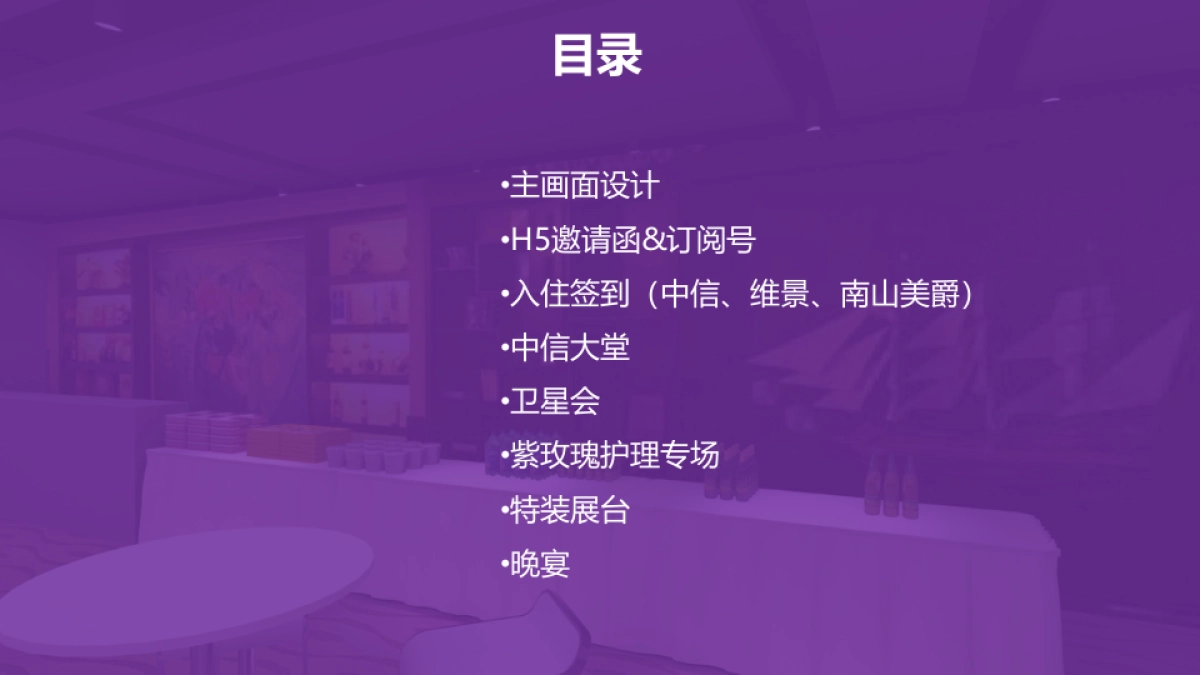 纽迪希亚展台设计晚宴执行方案_第2页