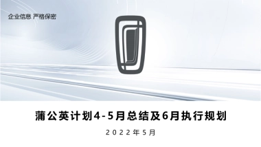 蒲公英计划4-5月总结及6月执行规划