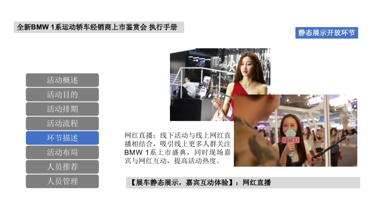 全新BMW 1系运动轿车经销商上市鉴赏会执行手册_第10页