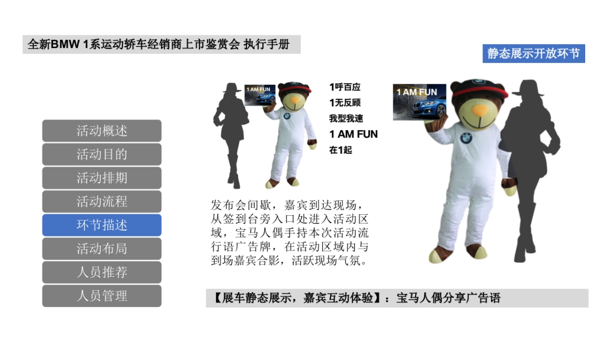 全新BMW 1系运动轿车经销商上市鉴赏会执行手册_第8页
