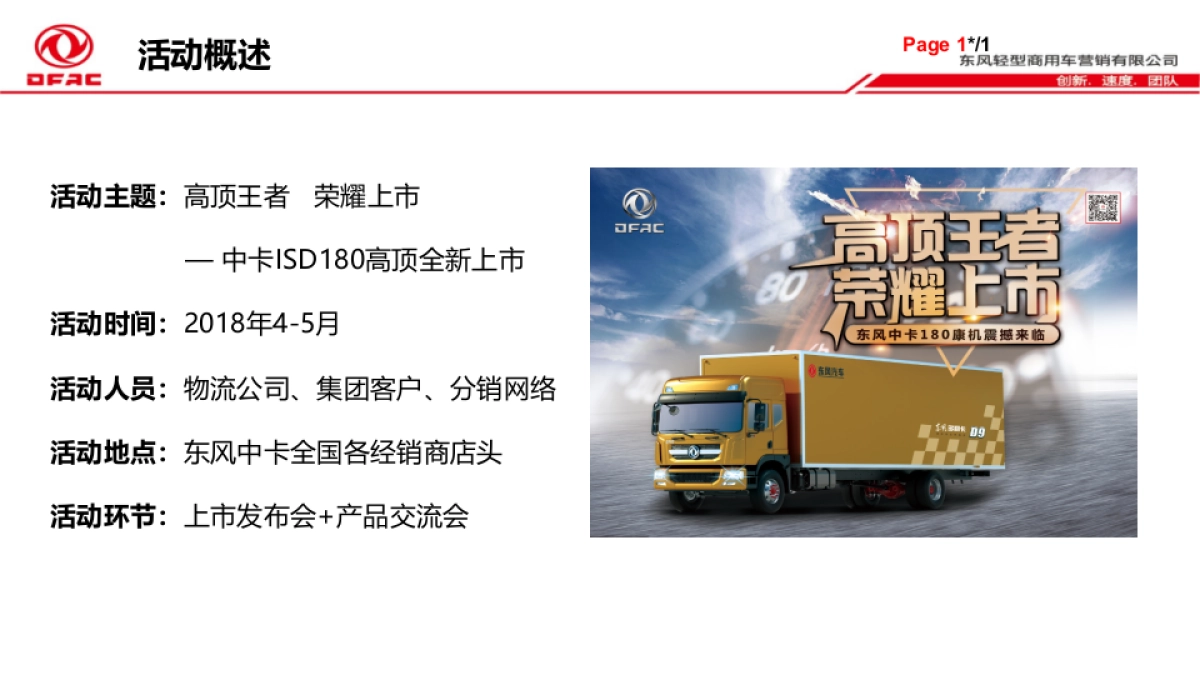 中卡ISD180高顶上市发布会执行手册_第2页