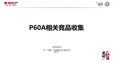 P60A竞品研究