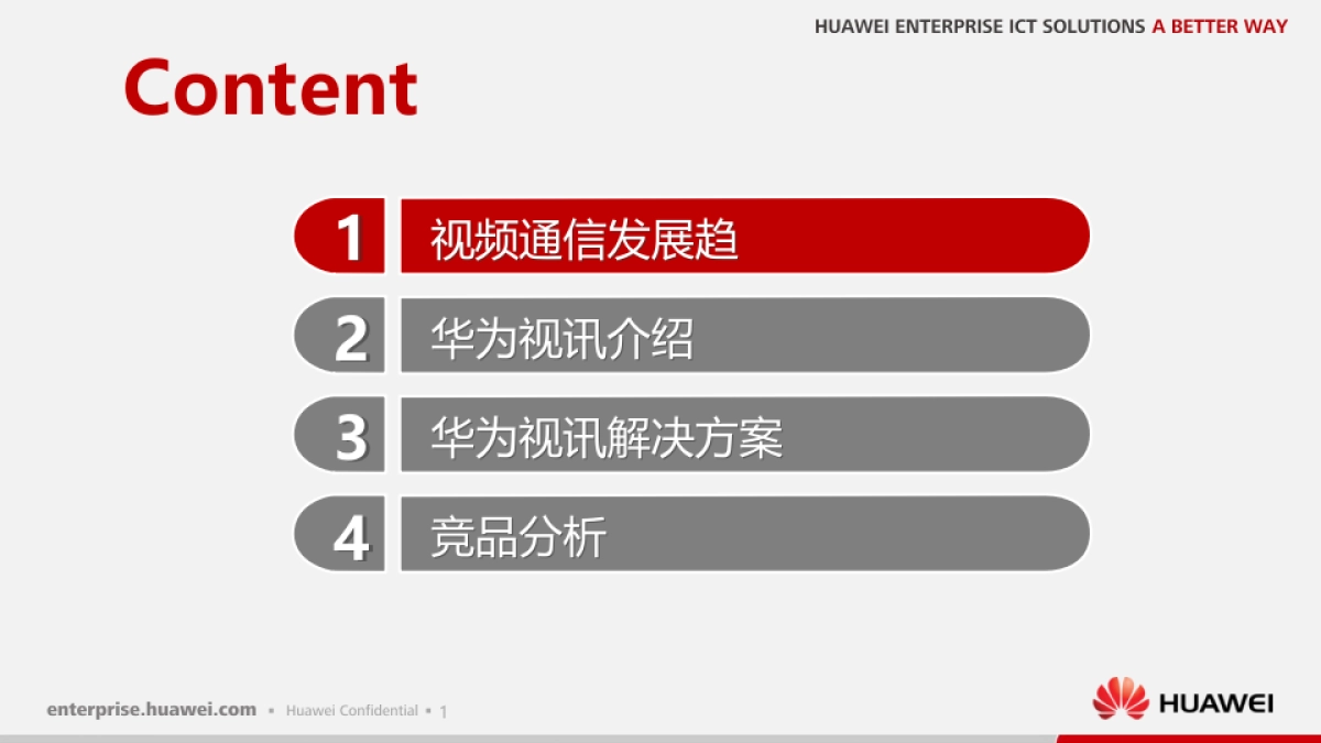 华为视讯产品交流及竞品分析-75P_第2页