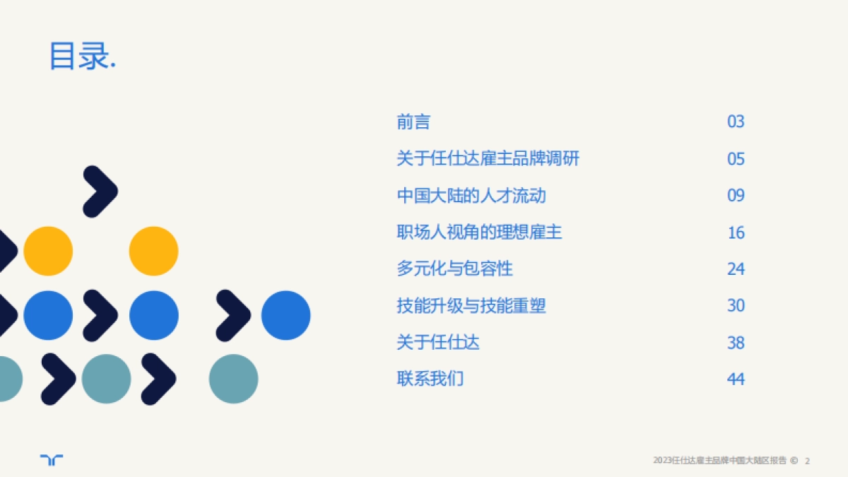 2023雇主品牌调研中国大陆区报告-任仕达_第2页