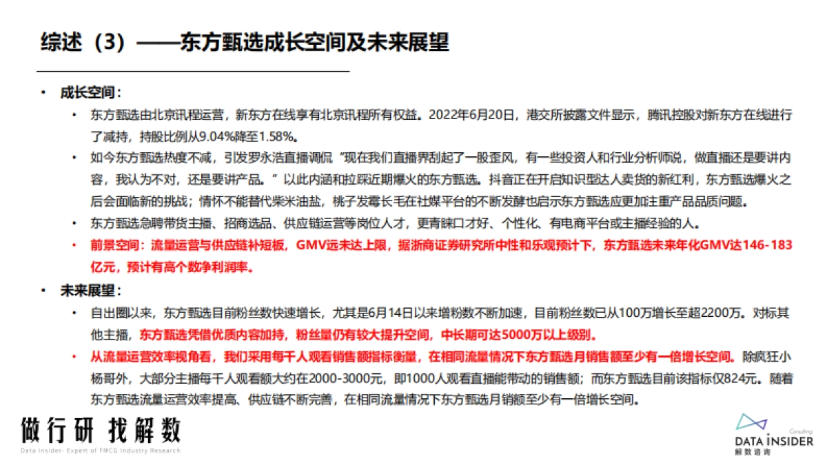 东方甄选抖播数据调研和拆解_第6页