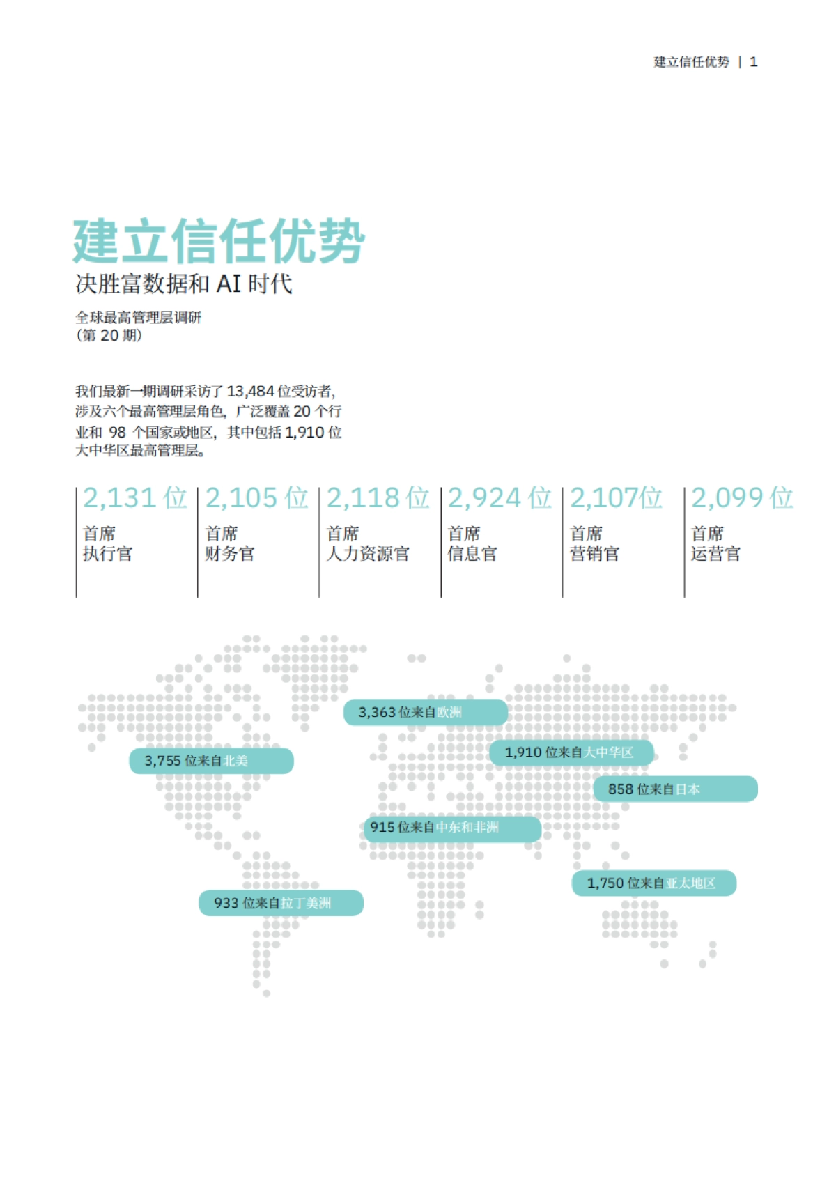 建立信任优势 决胜富数据和AI时代 -大中华区洞察 -全球最高管理层调研-IBM_第3页
