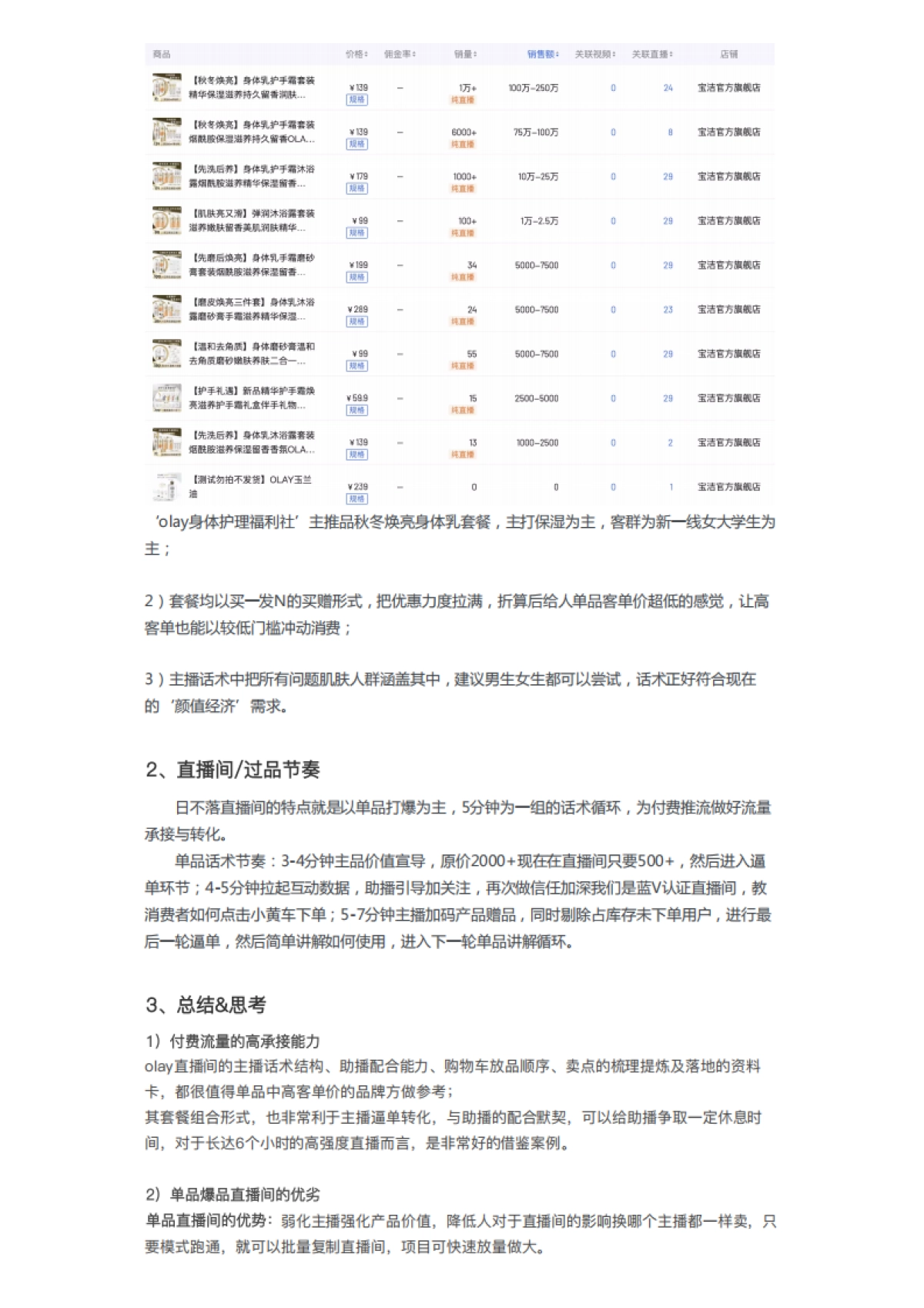 2023OLAY直播案例拆解SOP_第10页