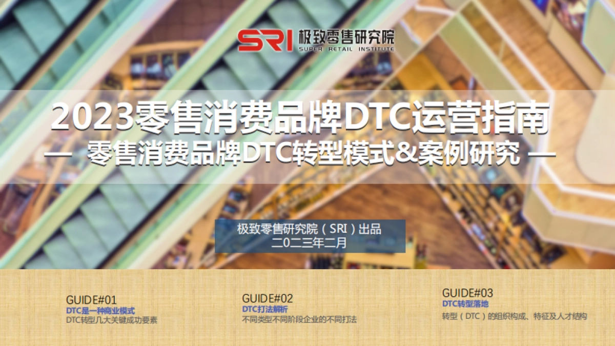 2023零售消费品牌dtc运营指南研究&案例研究报告_第1页