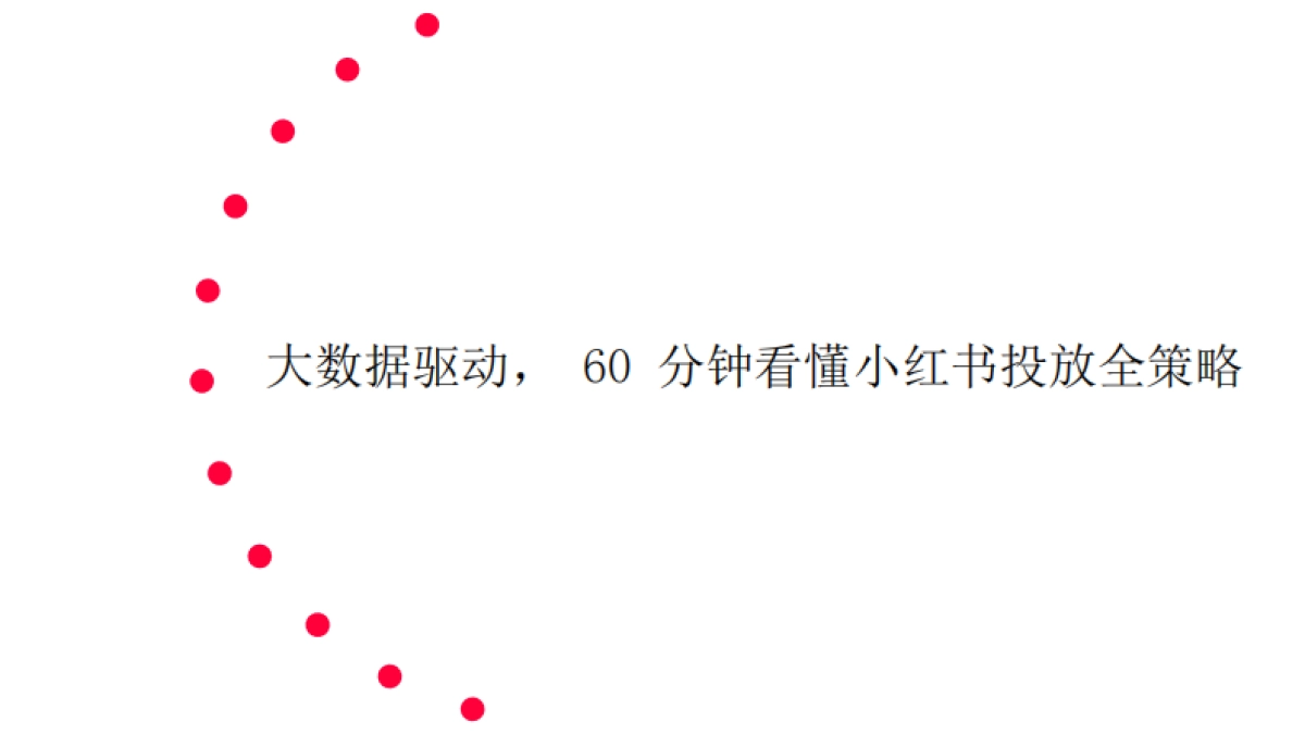 大数据驱动，60分钟看懂小红书投放全策略_第1页