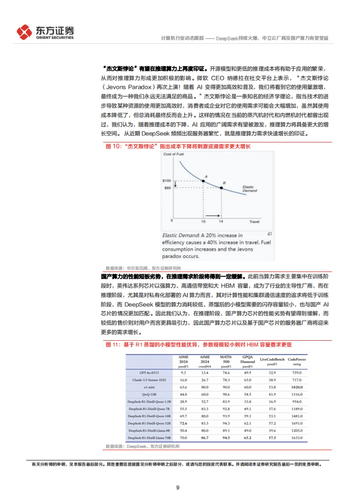 DeepSeek持续火爆，中立云厂商及国产算力有望受益_第9页