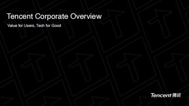 Tencent Corporate Overview_EN