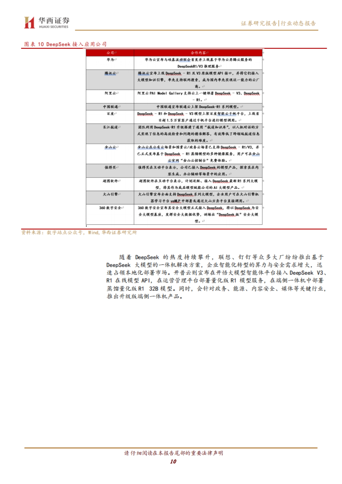 计算机行业：DeepSeek掀起国产新浪潮_第10页