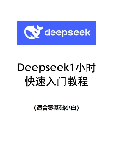 DeepSeek1小时快速入门