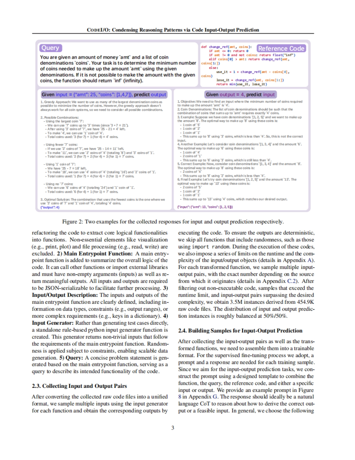 DeepSeek最新论文《CODEIO：通过代码输入输出预测凝练推理模式》（英文）_第3页