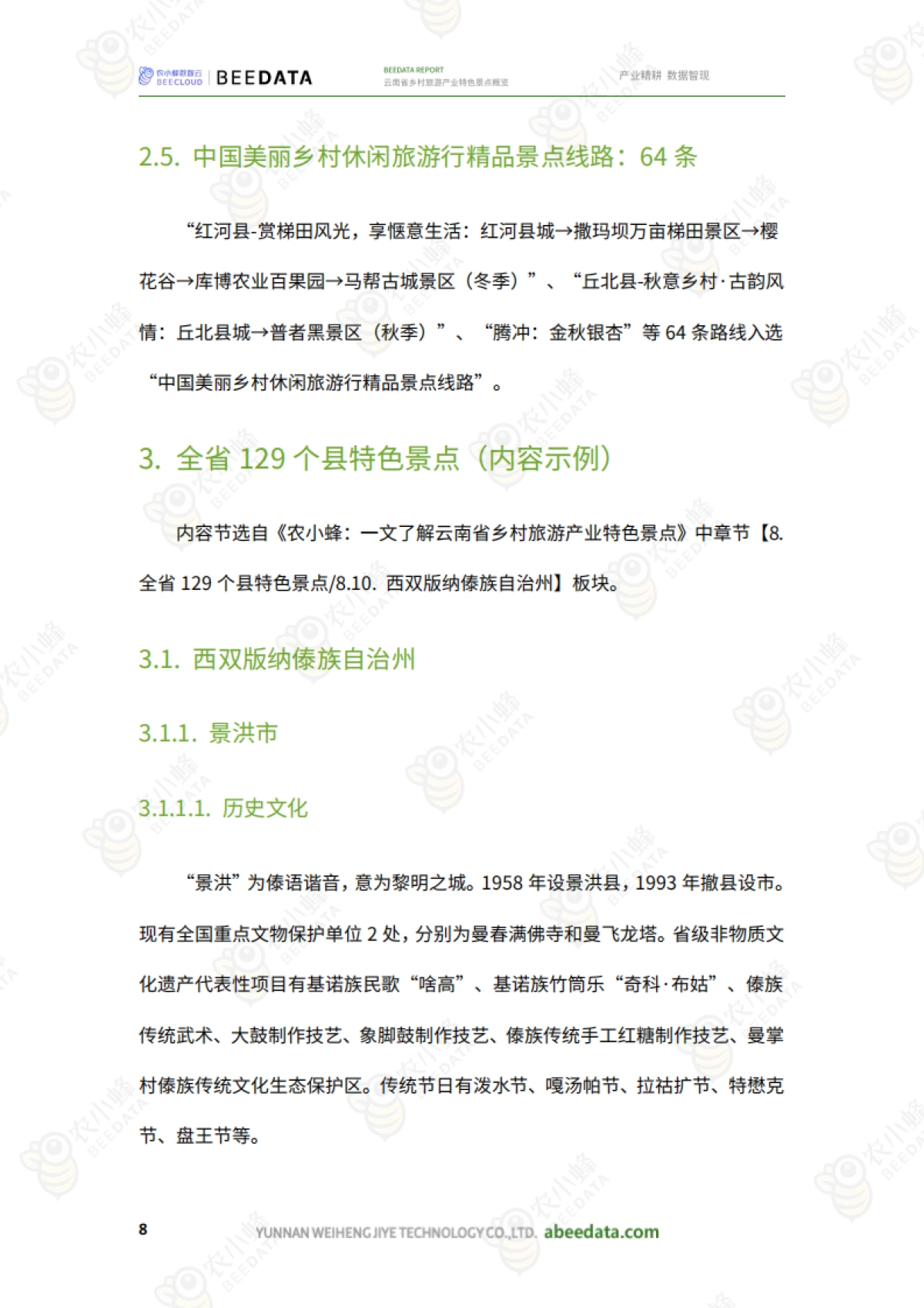 云南省乡村旅游产业特色景点概览_第10页