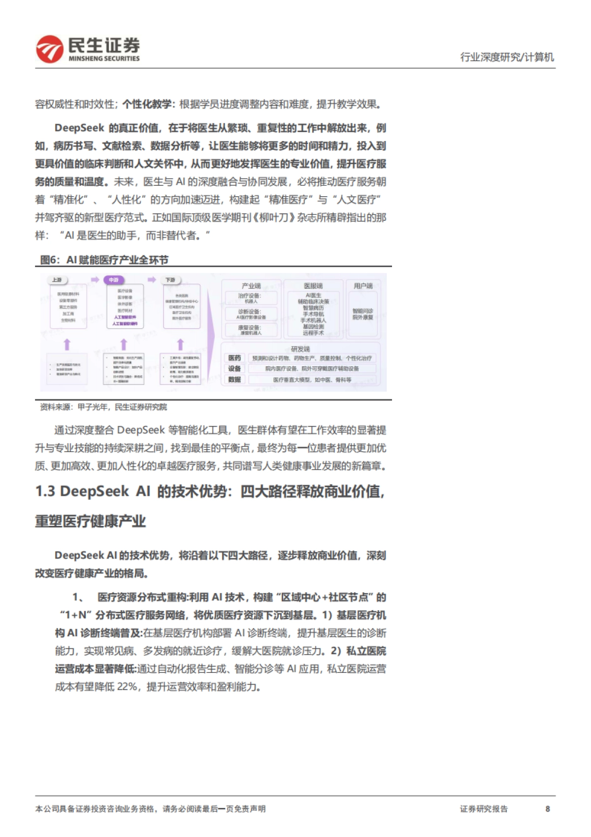 计算机行业深度报告-DeepSeek系列报告之AI医疗_第8页