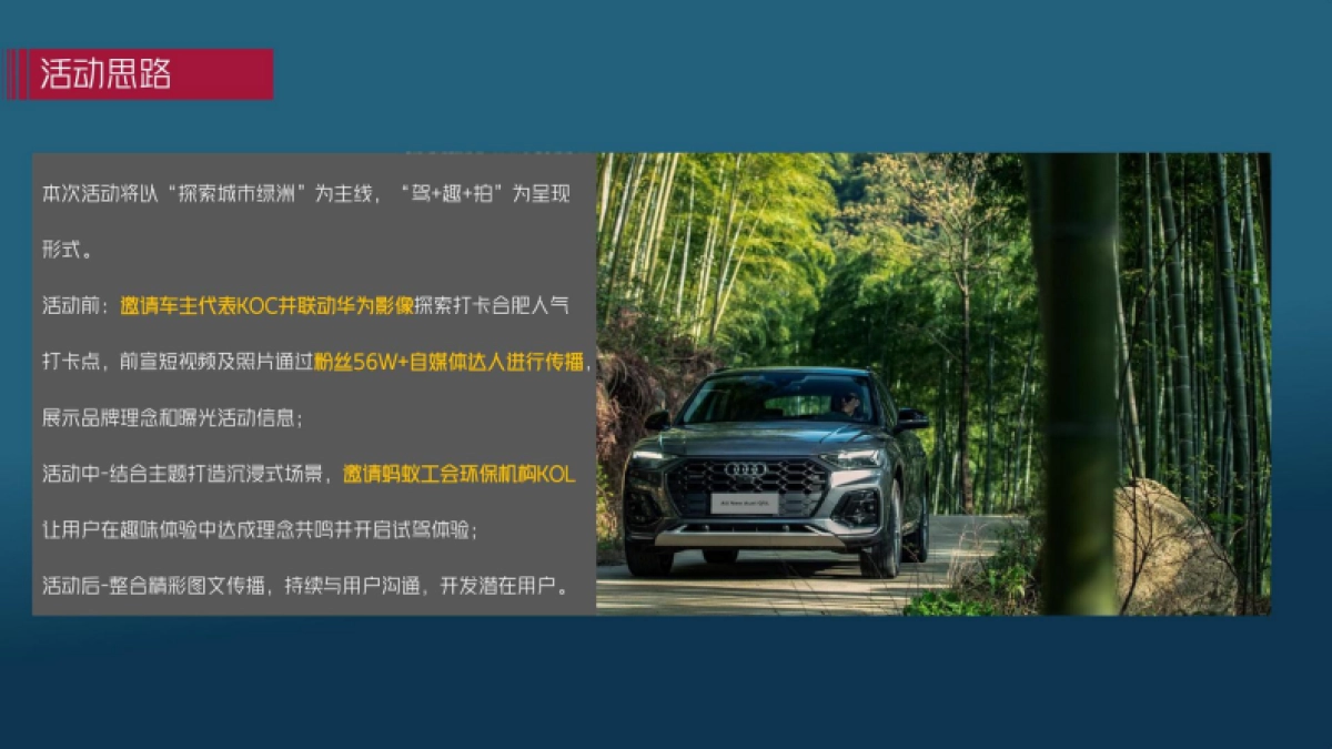 2025奥迪车主探索城市绿洲体验之旅活动策划方案_第9页