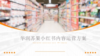 连锁超市品牌小红书营销推广方案
