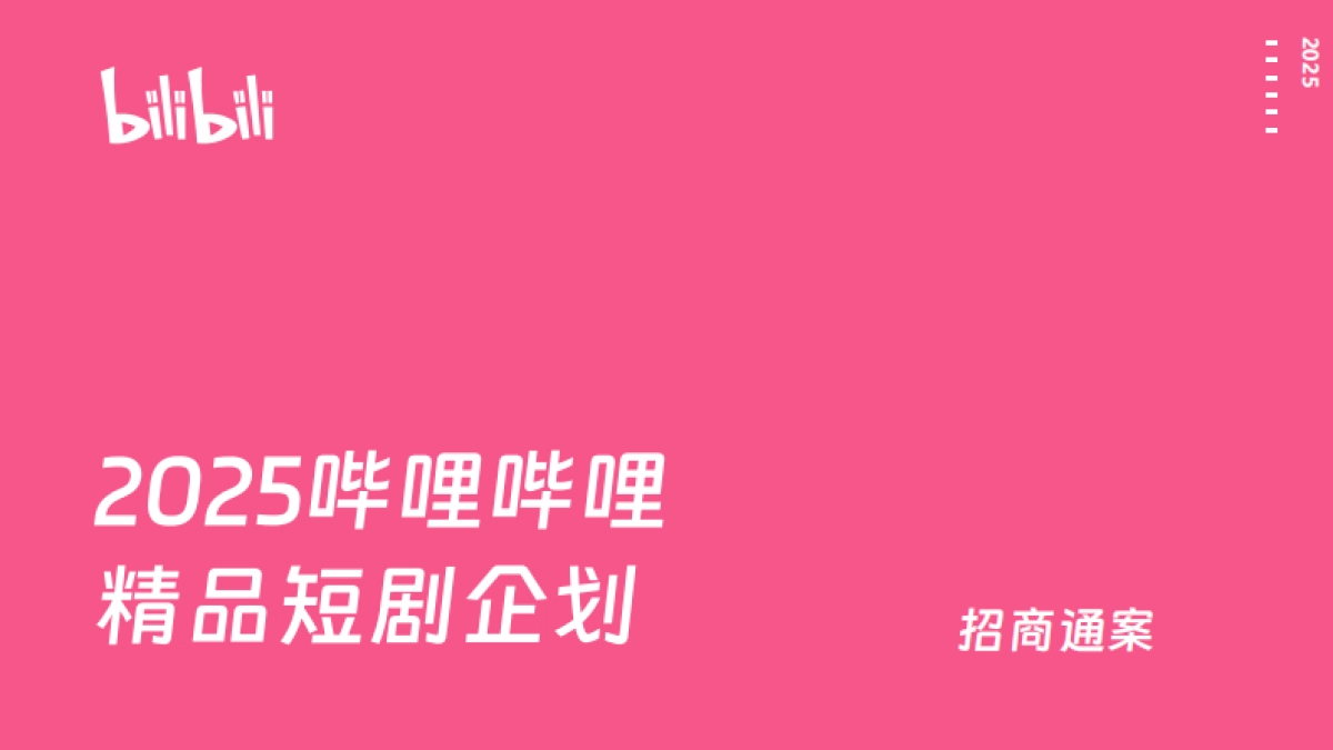 2025 bilbili精品短剧企划通案_第1页