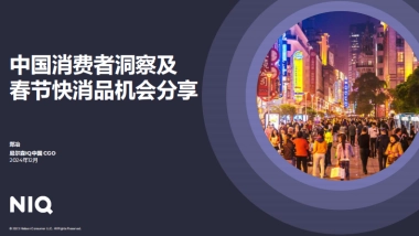 中国消费者洞察及春节快消品机会
